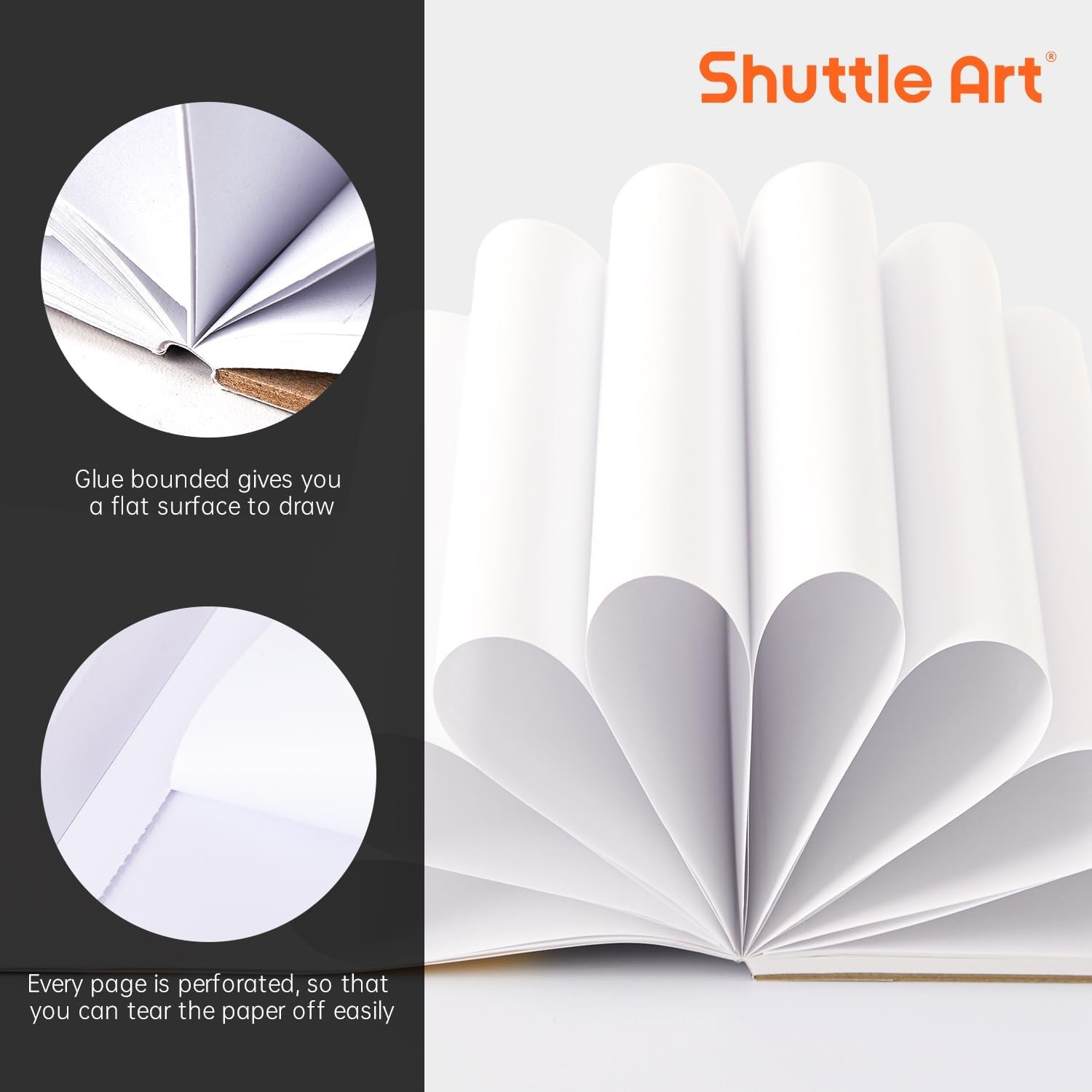 image:imageShuttle Art Alcohol Marker Pad Bundle Set of 26 Skin Colors Dual Tip Alcohol Markers  50 Sheets Marker Pad