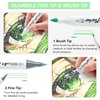 Shuttle Art Alcohol Marker Pad Bundle, Set of 51 Pastel Colors Dual Tip Alcohol Markers + 60 Sheets Marker Pad