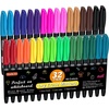 Shuttle Art Dry Erase Markers Bundle – 32 Colors Dry Erase Markers + 16 Pack Black Dry Erase Markers