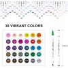Shuttle Art Markers Bundle – 30 Color Alcohol Markers + Skin Tones