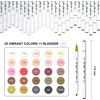 Shuttle Art Markers Bundle – 30 Colors Alcohol + 26 Colors Skin Tone