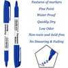 Shuttle Art Permanent Markers Bundle, 30 Pack Red and 30 Pack Blue Permanent Marker set,Fine Point, Works on Plastic,Wood,Stone,Metal and Glass for Doodling, Marking