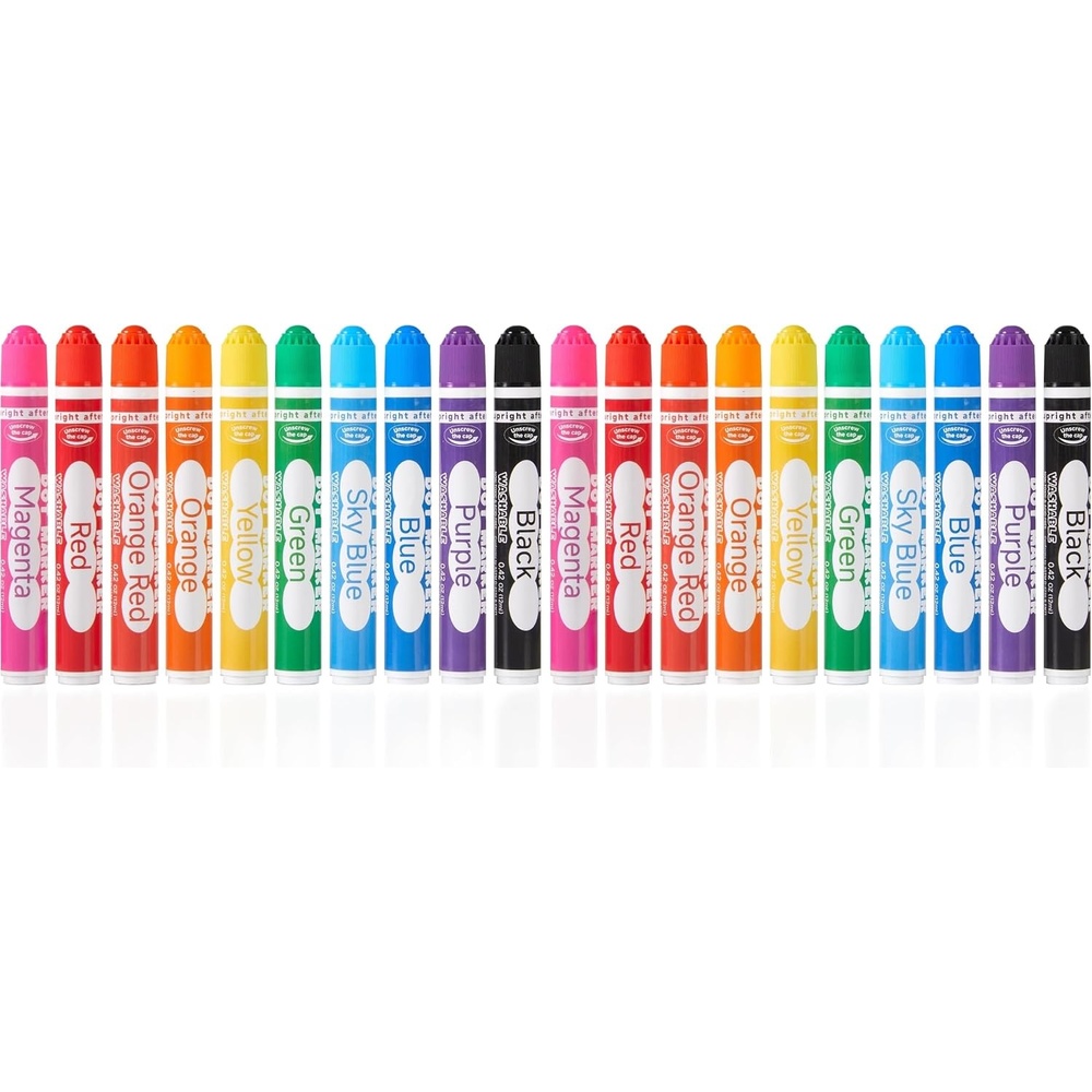 image:imageShuttle Art Dot Markers 10 Colors Washable Markers for ToddlersBingo Daubers Supplies Kids Preschool Children Non Toxic WaterBased Pack of 2