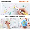 Shuttle Art Retractable Dry Erase Markers, 12 Assorted Colors, Fine Point