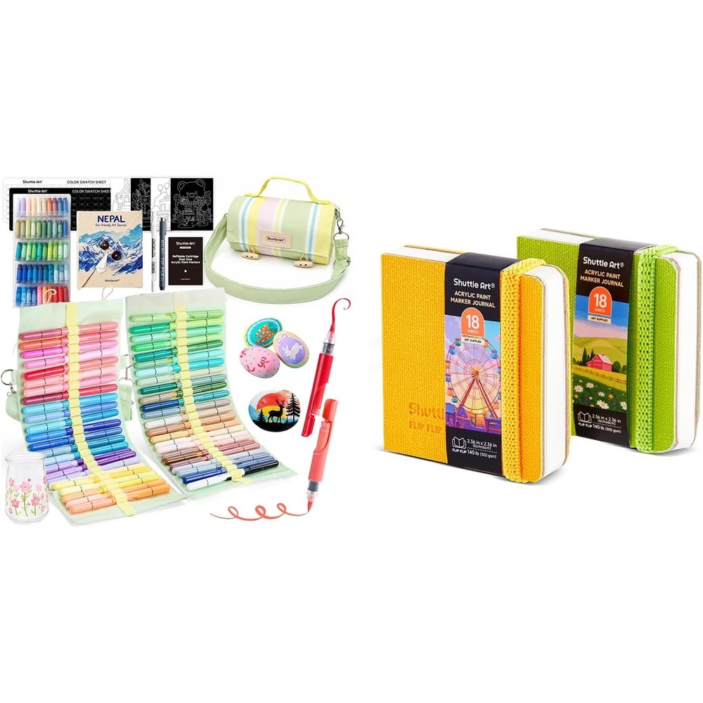 image:imageShuttle Art 96 DualTone Refillable Markers 2 Pack 236x236 Journals