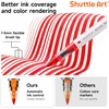 Shuttle Art 48 Colors Refillable Acrylic Markers with 50 Refills(48 Colors)