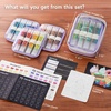 Shuttle Art Colored Pens, 180 Vibrant Colors Cute Journal Pens 0.6mm Fine Point Colored Gel Pens for Black Paper in Portable Bag for Coloring Writing Drawing Journaling Note Taking School Office Home(72 Colors)
