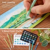 Shuttle Art Colored Pens, 180 Vibrant Colors Cute Journal Pens 0.6mm Fine Point Colored Gel Pens for Black Paper in Portable Bag for Coloring Writing Drawing Journaling Note Taking School Office Home(24 Colors)
