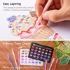 Shuttle Art Colored Pens, 180 Vibrant Colors Cute Journal Pens 0.6mm Fine Point Colored Gel Pens for Black Paper in Portable Bag for Coloring Writing Drawing Journaling Note Taking School Office Home(24 Pink & Purple Tone)