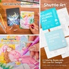 Shuttle Art Colored Pens, 180 Vibrant Colors Cute Journal Pens 0.6mm Fine Point Colored Gel Pens for Black Paper in Portable Bag for Coloring Writing Drawing Journaling Note Taking School Office Home(180 Colors)