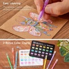 Shuttle Art Colored Pens, 180 Vibrant Colors Cute Journal Pens 0.6mm Fine Point Colored Gel Pens for Black Paper in Portable Bag for Coloring Writing Drawing Journaling Note Taking School Office Home(22 Highlight Tone)
