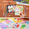 Shuttle Art Colored Pens, 180 Vibrant Colors Cute Journal Pens 0.6mm Fine Point Colored Gel Pens for Black Paper in Portable Bag for Coloring Writing Drawing Journaling Note Taking School Office Home(72 Colors)
