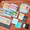 Shuttle Art Colored Pens, 180 Vibrant Colors Cute Journal Pens 0.6mm Fine Point Colored Gel Pens for Black Paper in Portable Bag for Coloring Writing Drawing Journaling Note Taking School Office Home(180 Colors)