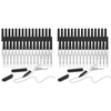 Shuttle Art Permanent Marker, 60 Pack Ultra Fine Point Black Permanent Marker set, Works on Plastic,Wood,Stone,Metal and Glass for Doodling, Marking