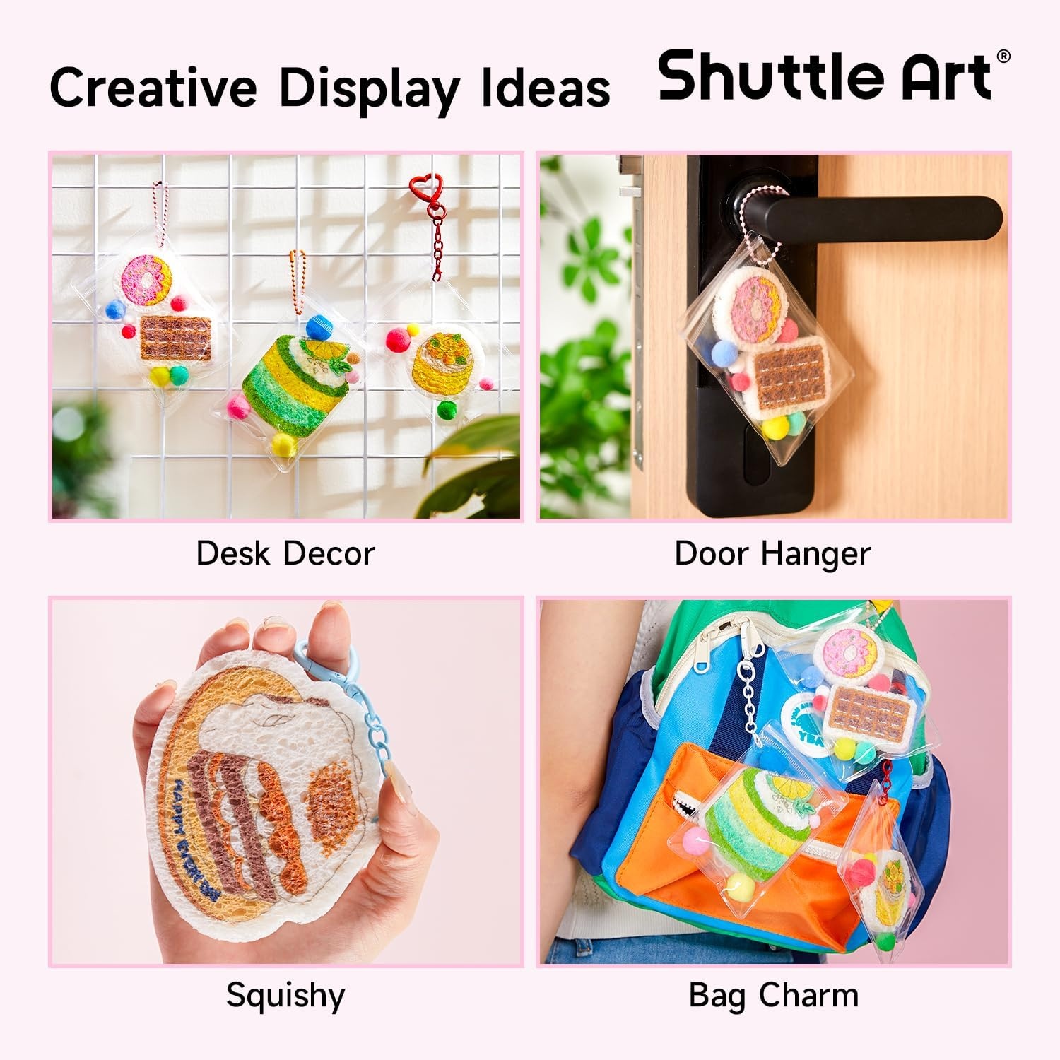 image:imageShuttle Art 105 Pcs Magic Foam Texture Painting Kit Dessert SeriesDessert Series 105 Pcs