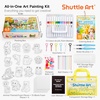 Shuttle Art 105 Pcs Magic Foam Texture Painting Kit Dessert Series(Animal Series – 63 Pcs)