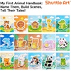 Shuttle Art 105 Pcs Magic Foam Texture Painting Kit Dessert Series(Animal Series – 63 Pcs)