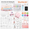 Shuttle Art 105 Pcs Magic Foam Texture Painting Kit Dessert Series(Dessert Series – 105 Pcs)