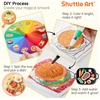 Shuttle Art 105 Pcs Magic Foam Texture Painting Kit Dessert Series(Food Series – 104 Pcs)