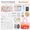 Shuttle Art 105 Pcs Magic Foam Texture Painting Kit Dessert Series(Food Series – 104 Pcs)