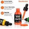 Shuttle Art 20 Colors Acrylic Ink, 30ml Dropper Bottle Liquid Acrylic Paint
