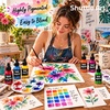Shuttle Art 20 Colors Acrylic Ink, 30ml Dropper Bottle Liquid Acrylic Paint