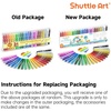 Shuttle Art 24 Colors Gel Crayons for Toddlers, Non-Toxic Crayons Set for Kids Children Coloring, Crayon-Pastel-Watercolor Effect, Ideal for Paper (Pack of 2)(1 Count (Pack of 24))