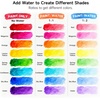 Shuttle Art 8 Colors Liquid Watercolor Paint, 4oz Non-Toxic Watercolors(14 Colors)