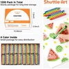 Shuttle Art Crayons Bulk Packs 300 Packs of 4 Colors (1200 Count)