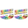 Shuttle Art 24 Colors Gel Crayons for Toddlers, Non-Toxic Crayons Set for Kids Children Coloring, Crayon-Pastel-Watercolor Effect, Ideal for Paper (Pack of 2)(1 Count (Pack of 48))