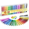 Shuttle Art 24 Colors Gel Crayons for Toddlers, Non-Toxic Crayons Set for Kids Children Coloring, Crayon-Pastel-Watercolor Effect, Ideal for Paper (Pack of 2)(1 Count (Pack of 24))