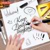 Shuttle Art 200 Pack Black Permanent Markers, Fine Point Permanent Marker Pens Set Perfect on Plastic, Wood, Stone, Metal and Glass for Doodling, Writing, Marking, Office School Supplies